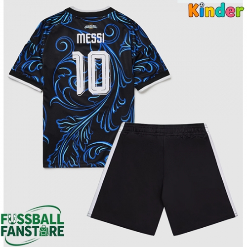 Argentinien Lionel Messi #10 Replik Auswärtstrikot Kinder WM 2026 Kurzarm (+ Kurze Hosen)